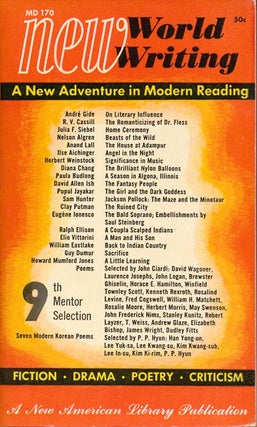 Item #114] New World Writing - 9th Mentor Selection. Ralph Ellison, Etc Nelson Algren