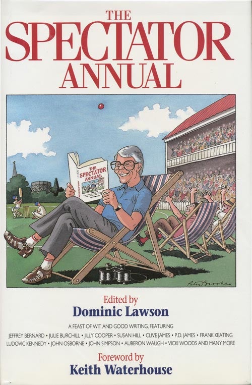 [Item #203] The Spectator Annual 1992. Dominic Lawson, Martin Amis, Jeffrey Bernard, Michael Lewis, Julie Burchill, Etc.