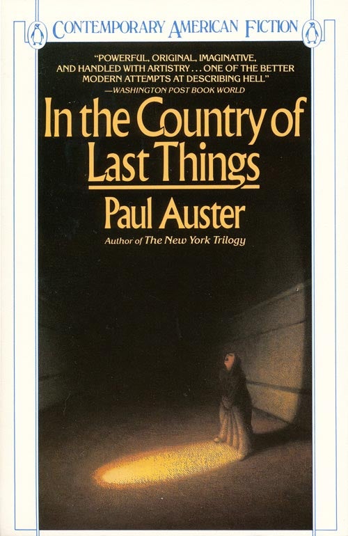 [Item #344] In the Country of Last Things. Paul Auster.