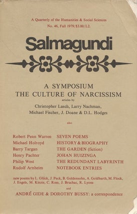 Salmagundi, No.46 Fall 1979 A Quarterly of the Humanities & Social Sciences