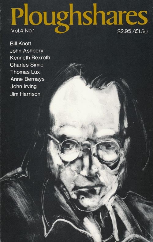 [Item #42900] Ploughshares Vol.4 No.1 1977. John Irving, John Ashbery, Jim Harrison, Charles Simic.