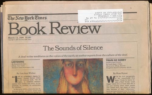 [Item #43217] The New York Times Book Review March 13, 1994. Carolyn Chute, Madison Smartt Bell.