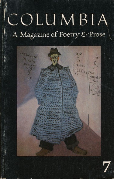 [Item #44316] Columbia A Magazine of Poetry & Prose. Madison Smartt Bell.