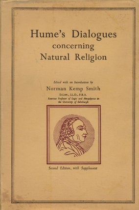 Item #47395] Hume's Dialogues Concerning Natural Religion Second Edition with Supplement. David...