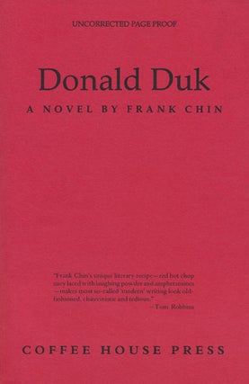 Item #47526] Donald Duk. Frank Chin