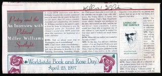 Item #51880] Interview in BOOKSELLING THIS WEEK, February 17, 1997 A Weekly Publication of the...