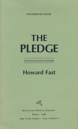 Item #52452] The Pledge. Howard Fast