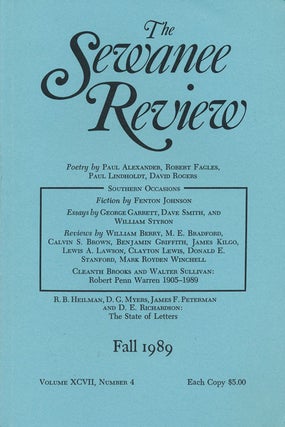 Item #53033] After the Canonization: Flannery O'Connor Revisited Appearing in the Sewanee Review...