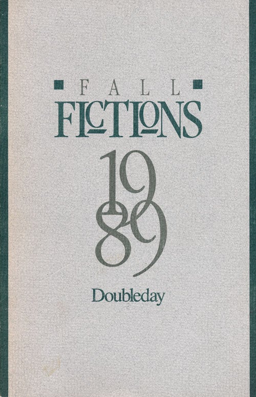 [Item #53151] Fall Fictionals 1989. Paul West.