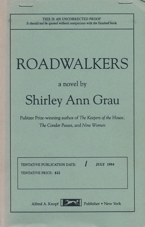 [Item #53590] Roadwalkers. Shirley Ann Grau.
