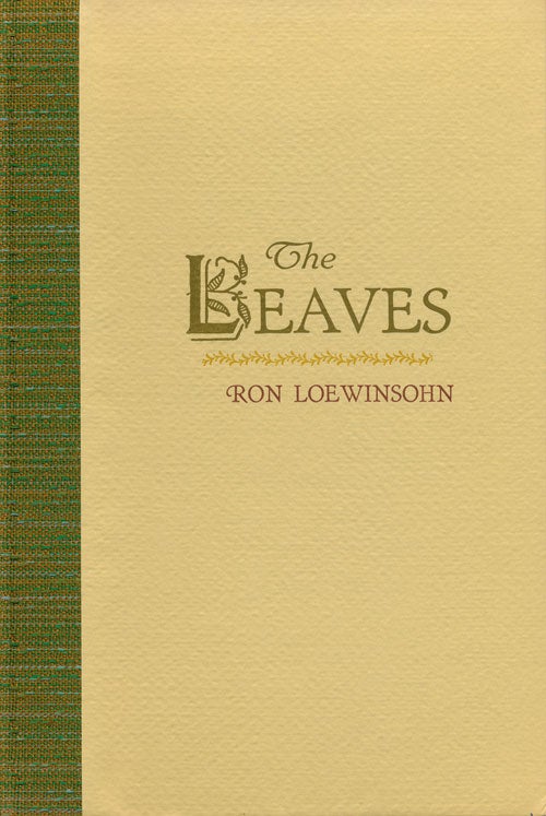 [Item #54719] The Leaves. Ron Loewinsohn.