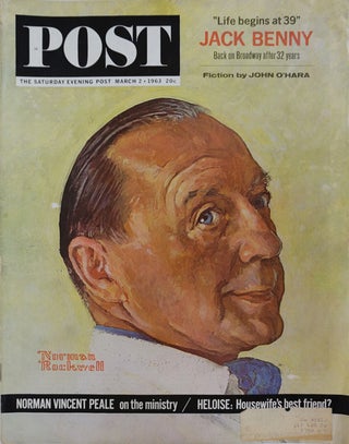 Item #56523] My Uncle's Death Appearing in Saturday Evening Post March 2, 1963. John Updike, John...