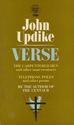 Item #58342] Verse. John Updike