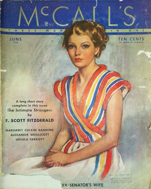 [Item #59333] "The Intimate Strangers" In McCall's Magazine June 1935. F. Scott Fitzgerald.