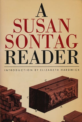 Item #59825] A Susan Sontag Reader. Susan Sontag
