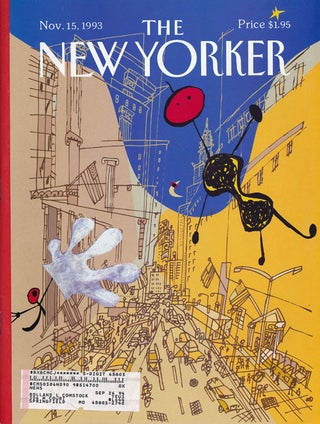 Item #60514] The New Yorker: November 15, 1993. Julian Barnes, Andy Logan, Susan Orlean, Alan...