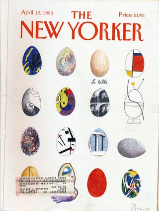 Item #60518] The New Yorker: April 12, 1993. Julian Barnes, Tony Hiss, Mary Anne Weaver, Norman...