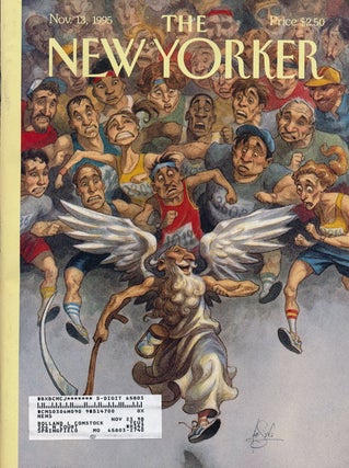 Item #60527] The New Yorker: November 13, 1995. Julian Barnes, Mary Anne Weaver, Adam Gopnik,...