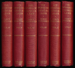Item #60551] The Life Letters and Writings of Charles Lamb The Enfield Edition, Volumes I-VI....
