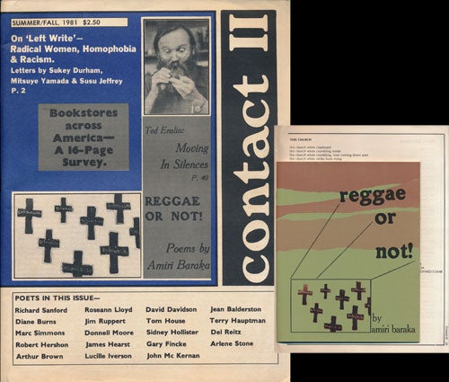 [Item #60553] Reggae or Not! Appearing in Contact II: Volume 4, Number 22-23, Summer / Fall 1981. Amiri Baraka.
