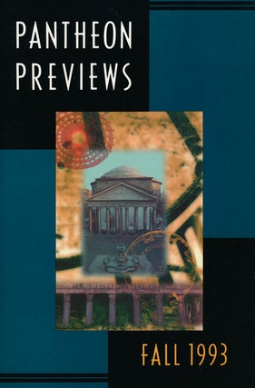 Item #60630] Pantheon Previews: Fall 1993. David Malouf, Wendell Berry, Roy Lewis, Susan Sheehan,...