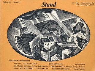 Item #60983] Stand, Volume 19, No. 2 Incorporating Three Arts Quarterly and the North East Arts...