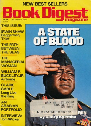 Item #61545] Book Digest Magazine: a State of Blood December 1977, Volume 4, Number 12. Irwin...