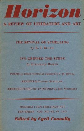 Item #64169] Horizon A Review of Literature and Art; Vol. XII, No. 69 September 1945. Boris...