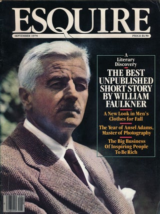 Item #64410] Esquire Volume 92, No. 3, September 1979. William Faulkner, Ansel Adams, Edward Sorel