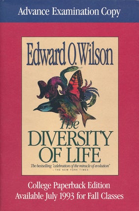 Item #64465] The Diversity of Life. Edward O. Wilson