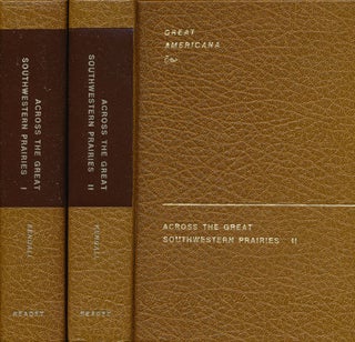 Item #64523] Across the Great Southwestern Prairies Volume I and II. George W. Kendall