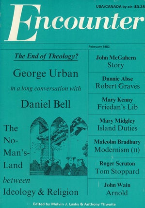 Item #66268] Encounter, Vol. LX, No. 2 February 1983. Daniel Bell, John McGahern, Malcolm...