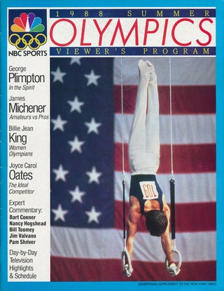 Item #66338] 1988 Summer Olympics Viewer's Program Advertising Supplement to the New York Times....