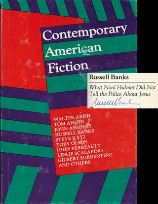 Item #66355] Contemporary American Fiction. Douglas Messerli, Russell Banks, Walter Abish,...