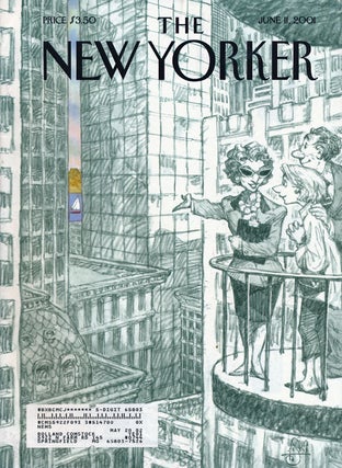 Item #66369] The New Yorker June 11, 2001. Jonathan Franzen, Calvin Trillin, Malcolm Gladwell