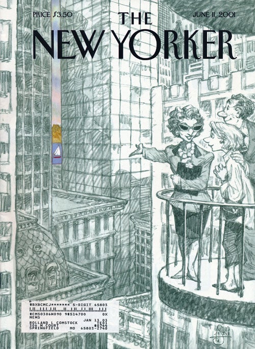 [Item #66460] The New Yorker June 11, 2001. Jonathan Franzen, Calvin Trillin, Malcolm Gladwell.
