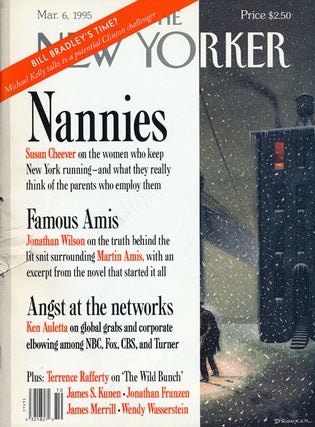 Item #66502] The New Yorker, March 6, 1995. Jonathan Franzen, Martin Amis, James Merrill, J....
