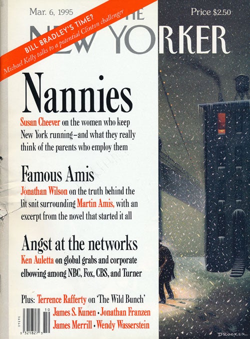 [Item #66502] The New Yorker, March 6, 1995. Jonathan Franzen, Martin Amis, James Merrill, J. William Fulbright.