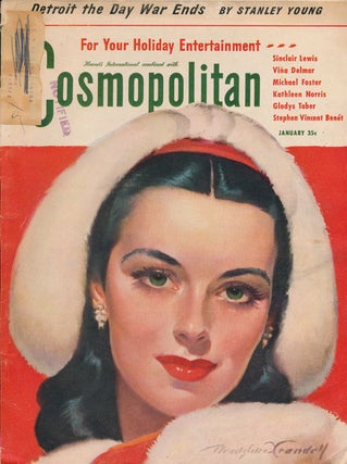 Item #66648] Cosmopolitan January 1944. Sinclair Lewis