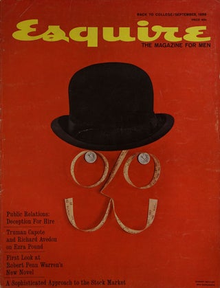 Item #66675] Esquire, September 1959 Volume LII, Vol. 3, Whole NO. 310. Truman Capote, Richard...