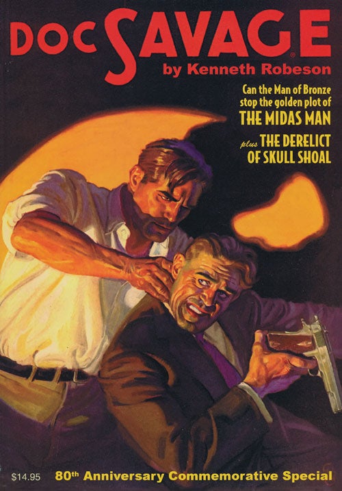 [Item #66783] Doc Savage #66: The Midas Man plus The Derelict of Skull Shoal. Kenneth Robeson, Lester Dent.