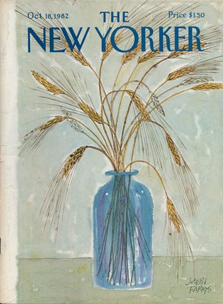 Item #67328] New Yorker, October 18, 1982. Mark Helprin, Denis Johnson