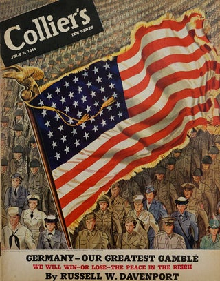 Item #67363] Collier's July 7, 1945. Irwin Shaw, Albert C. Lt. General Wedemeyer