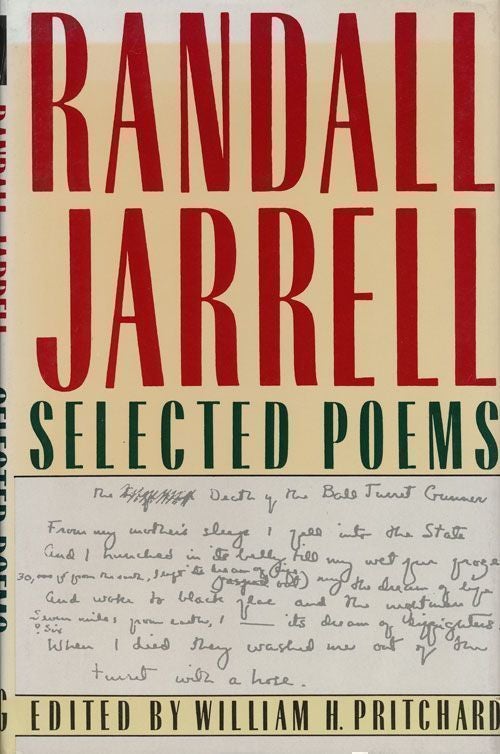 [Item #68779] Randall Jarrell Selected Poems. Randall Jarrell.