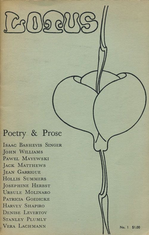 [Item #69020] Lotus Poetry and Prose. Isaac Bashevis Singer, Harvey Shapiro, Stanley Plumly, Denise Herbst Levertov, Josephine.