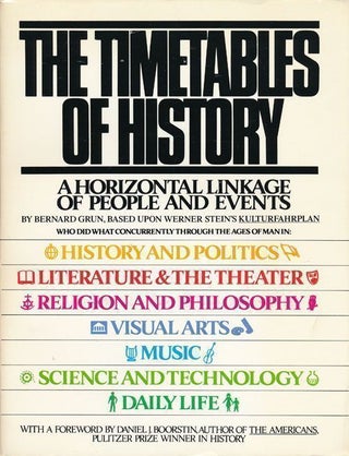 Item #69385] The Timetables of History A Horizontal Linkage of Poeple and Events. Bernard Grun