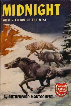 Item #69797] Midnight Wild Stallion of the West. Rutherford Montgomery