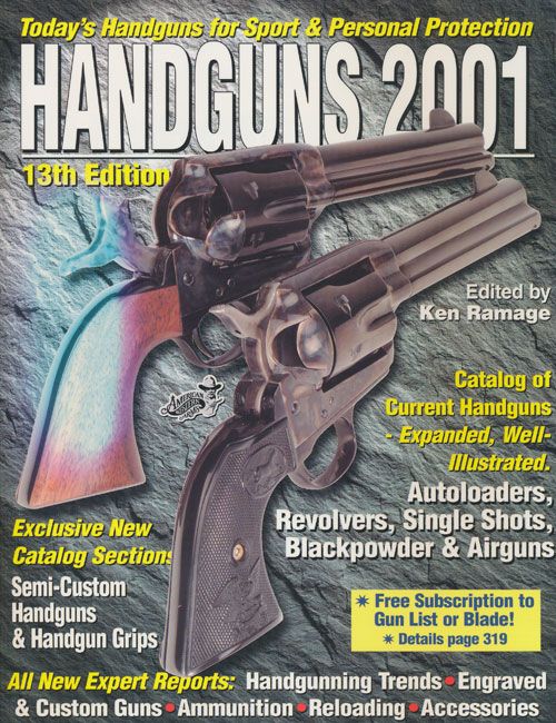 [Item #70438] Handguns 2001. Ken Ramage.