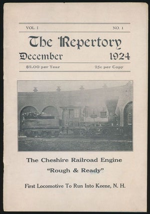 Item #70587] The Repertory Vol 1 No 1 December, 1924