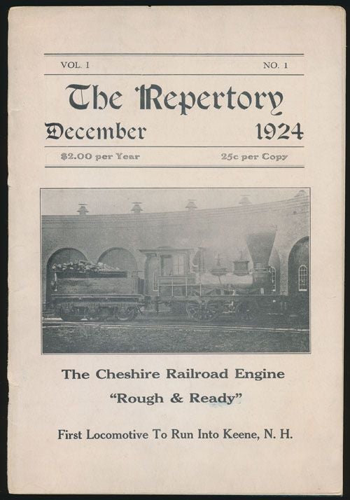 [Item #70587] The Repertory Vol 1 No 1 December, 1924